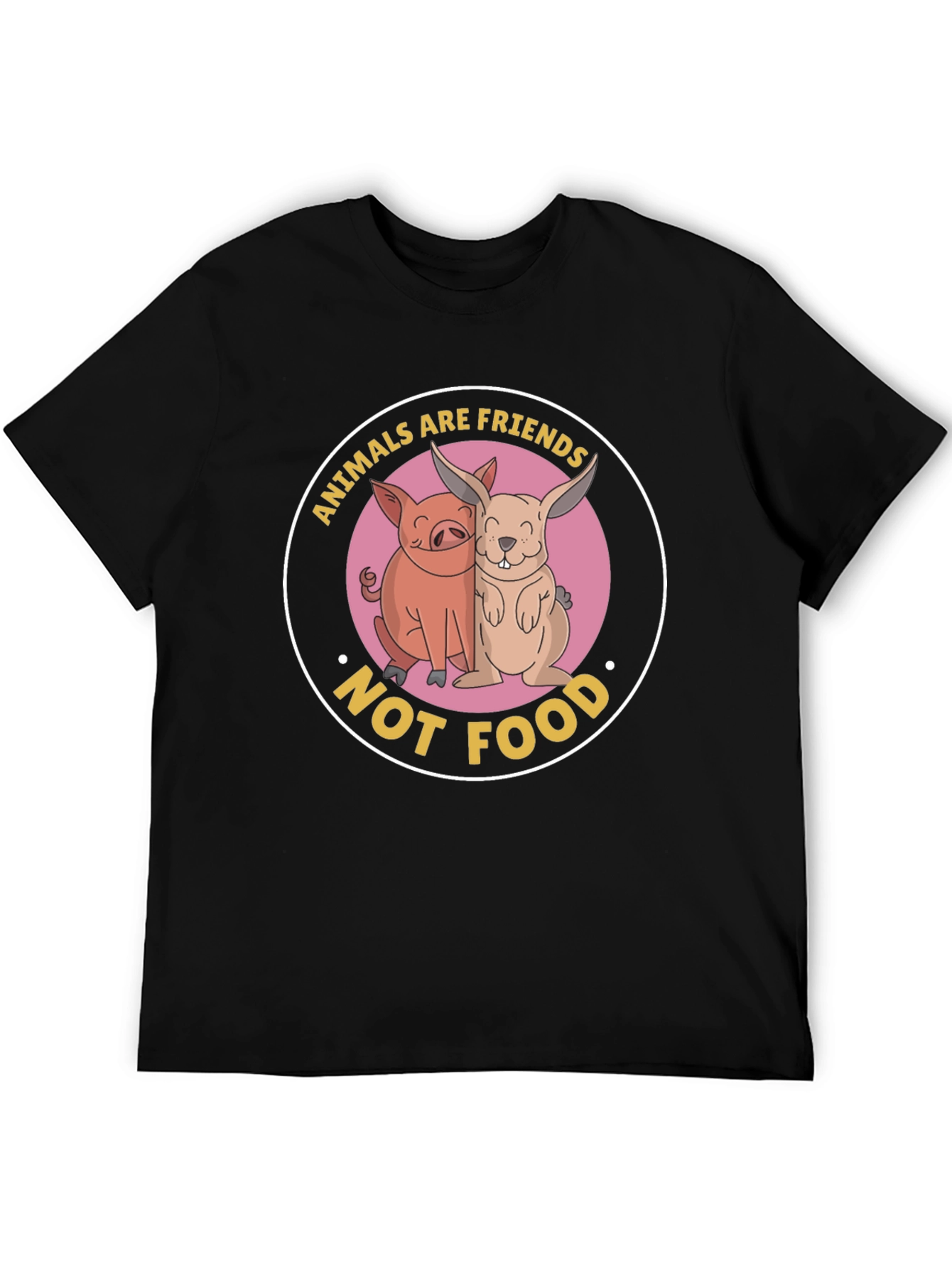 Animals are Friends T-Shirt - Vegan Friendly