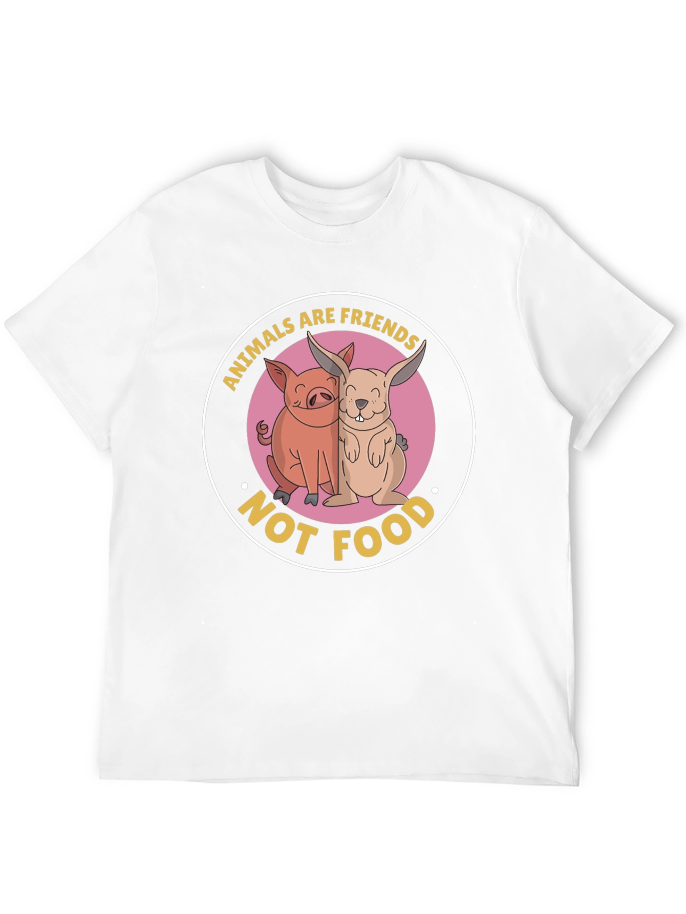 Animals are Friends T-Shirt - Vegan Friendly