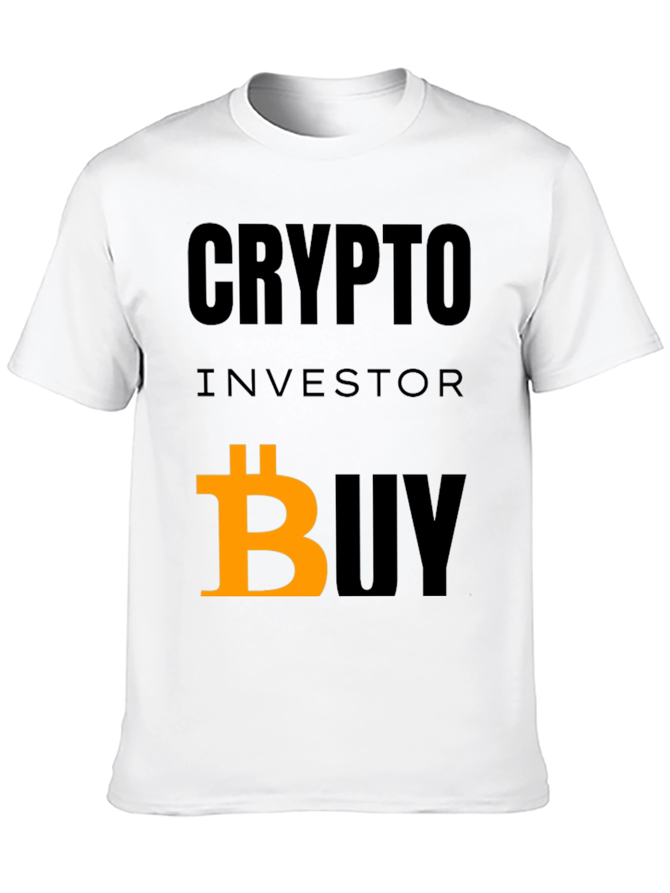Crypto Investor Buy Bitcoin T-Shirt - Black