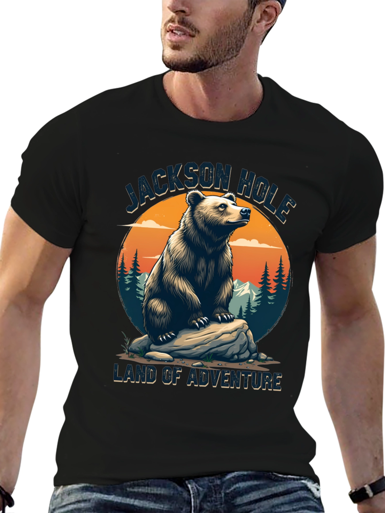 Jackson Hole Adventure Bear T-Shirt