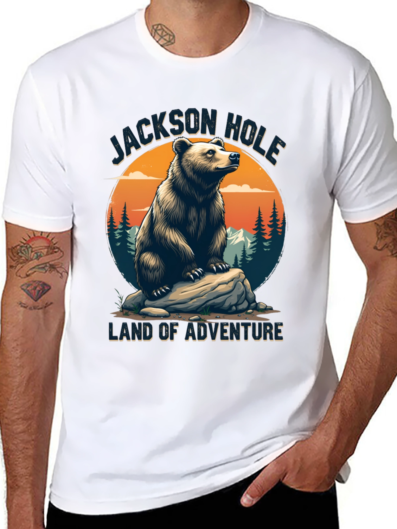Jackson Hole Adventure Bear T-Shirt