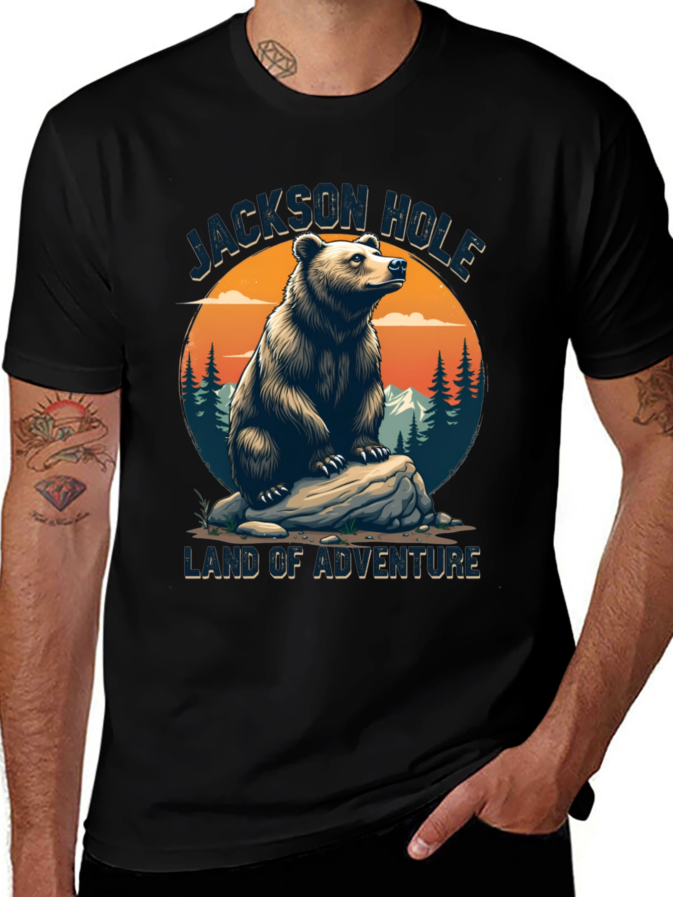 Jackson Hole Adventure Bear T-Shirt