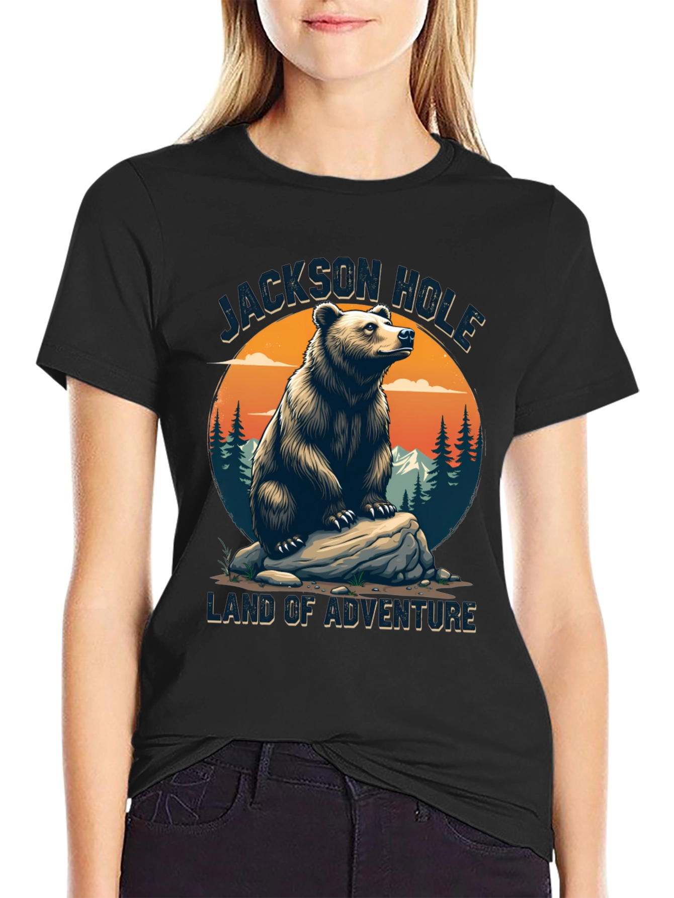 Jackson Hole Adventure Bear T-Shirt