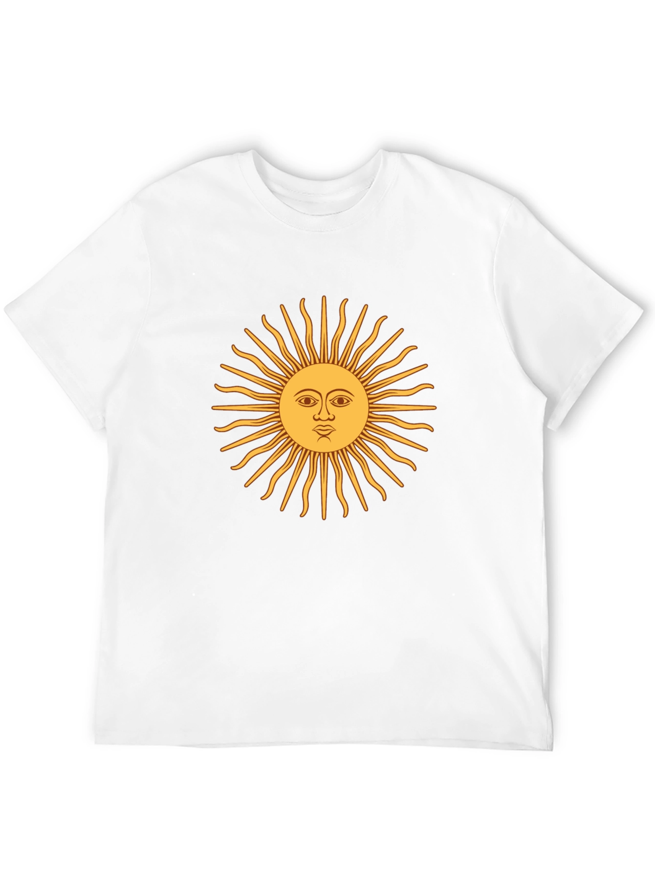 Argentina Sun T-Shirt - Black Cotton Tee
