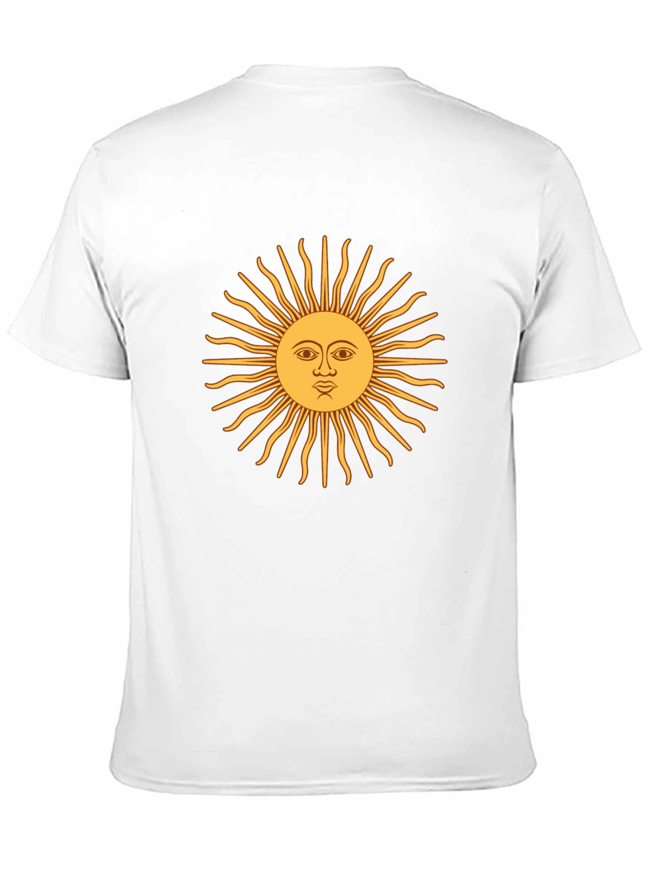 Argentina Sun T-Shirt - Black Cotton Tee