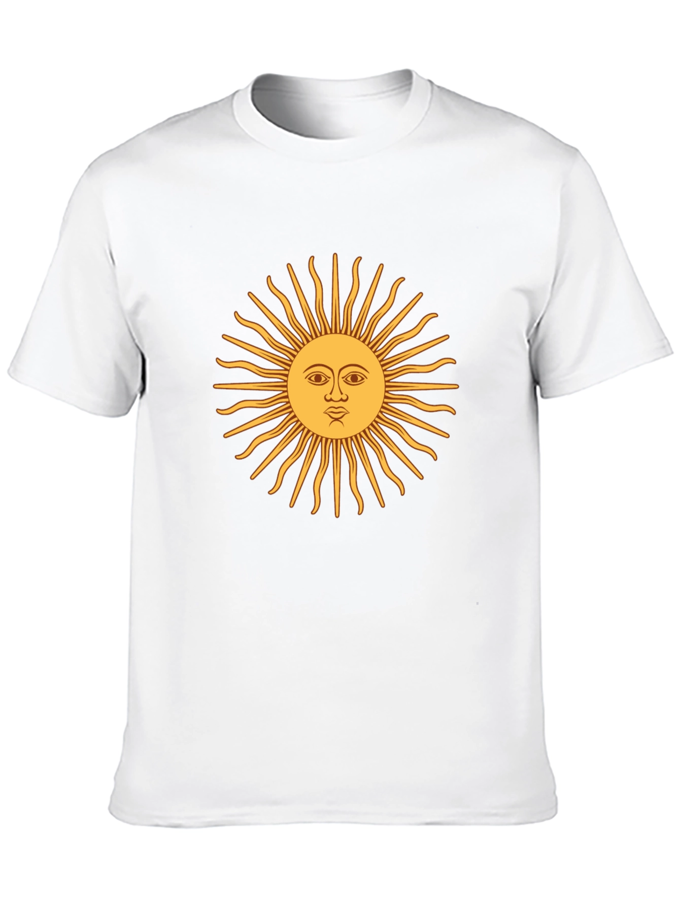 Argentina Sun T-Shirt - Black Cotton Tee