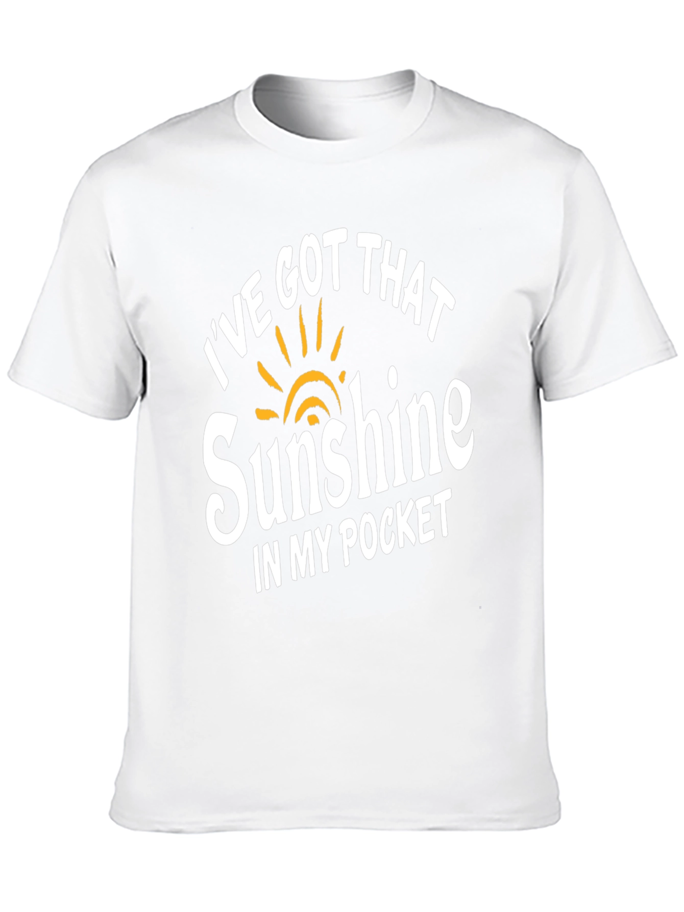Sunshine in My Pocket Black Graphic T-Shirt