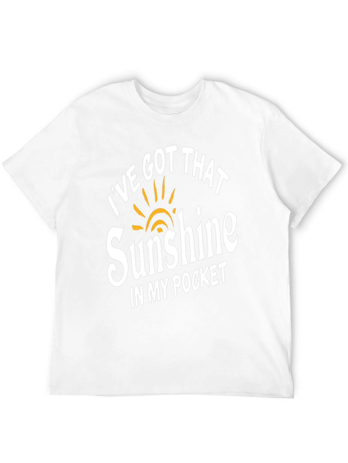 Sunshine in My Pocket Black Graphic T-Shirt