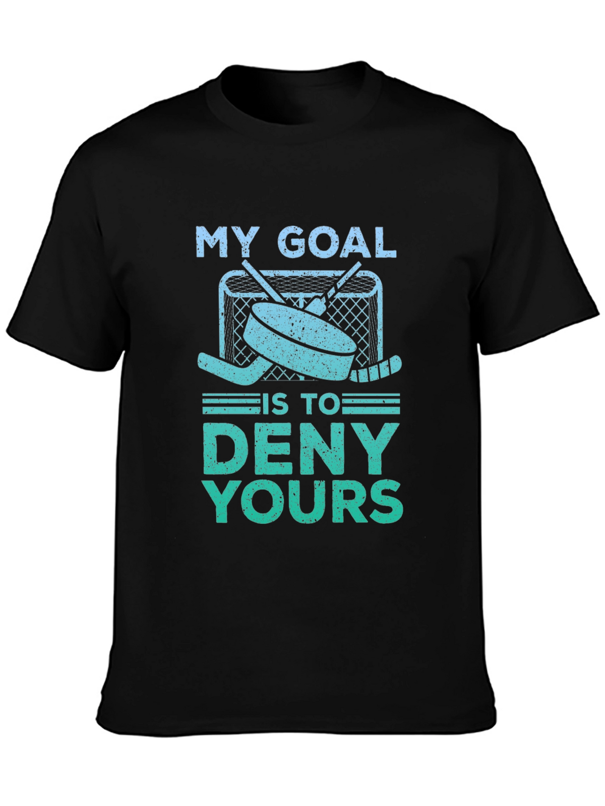 Hockey Goal T-Shirt - Deny Yours!