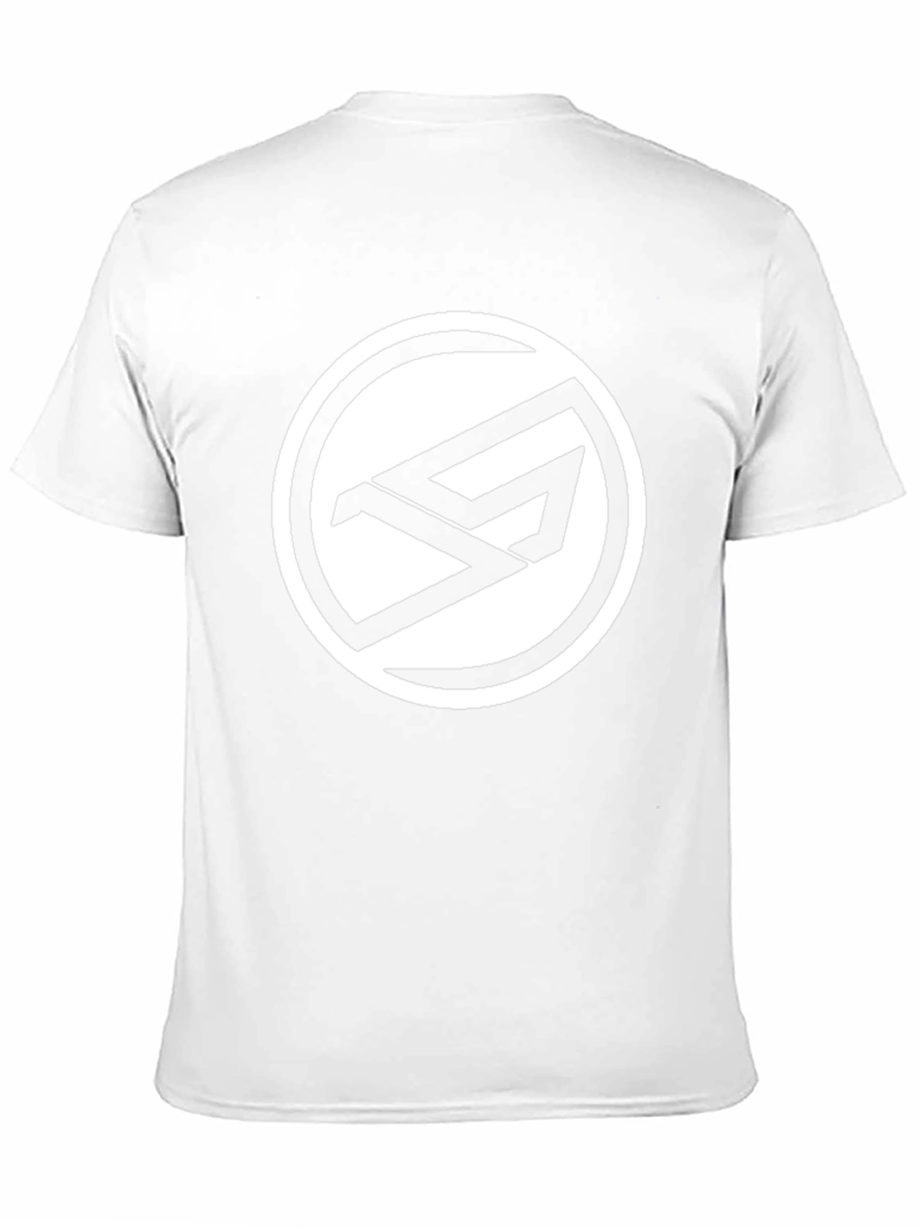 Black Tee with Abstract Circle Logo