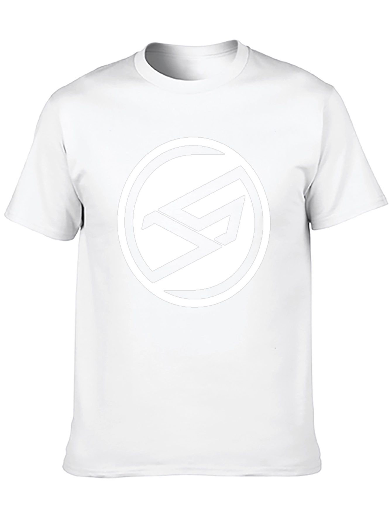 Black Tee with Abstract Circle Logo