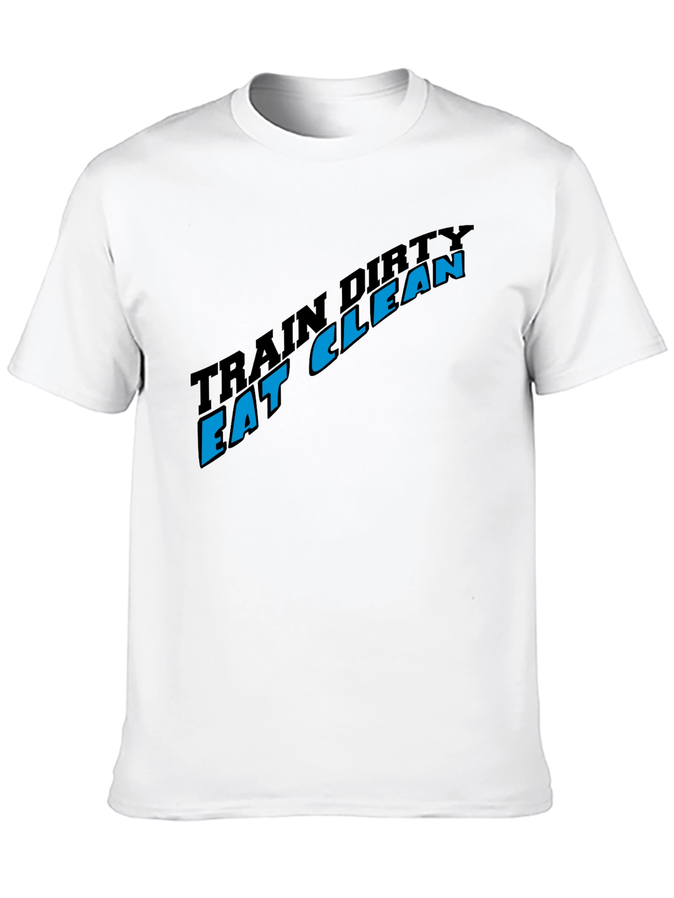 Train Dirty Eat Clean Black Graphic Tee