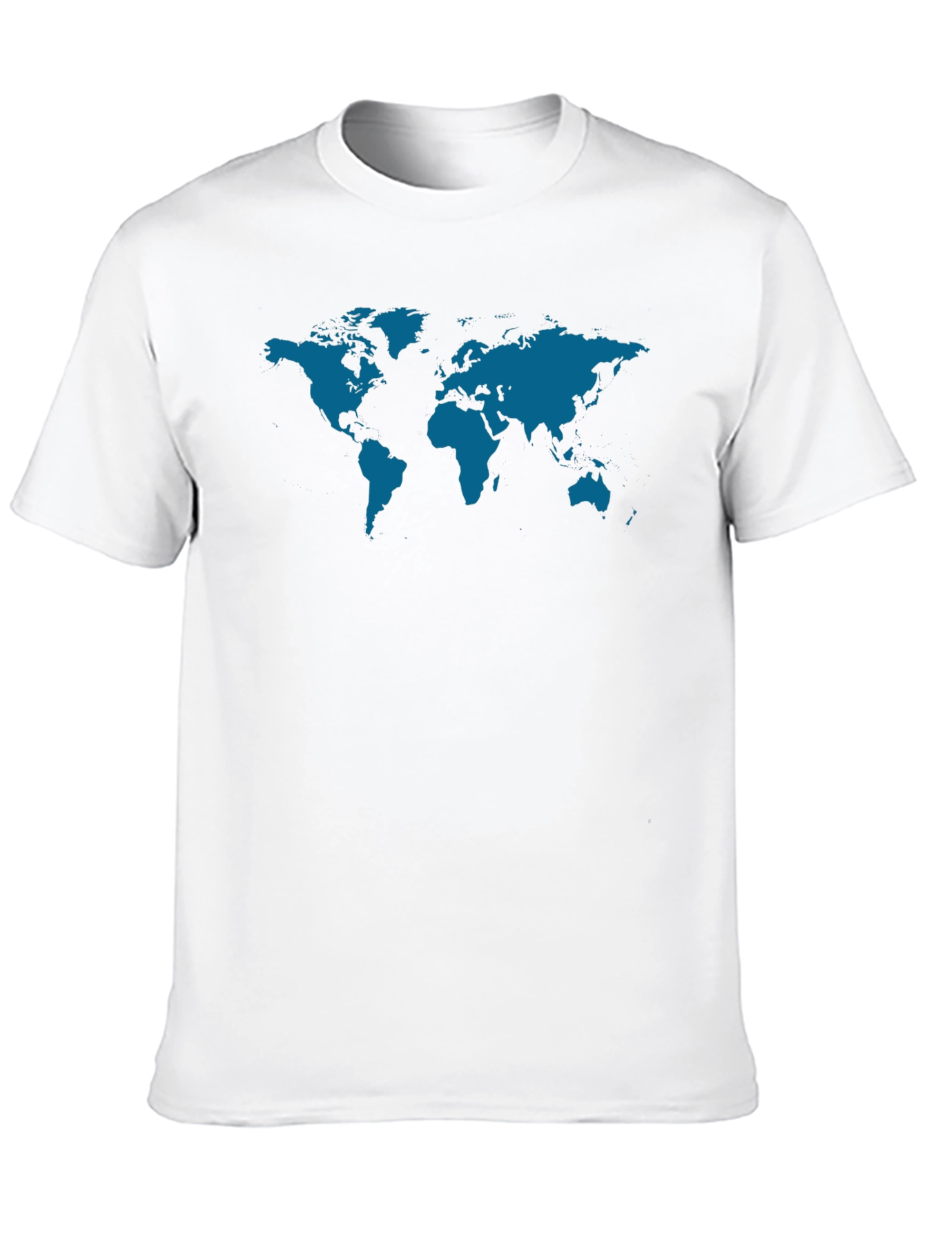 World Map Graphic Tee - Travel Style