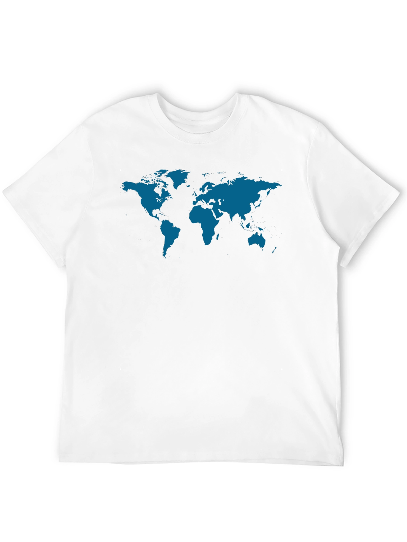 World Map Graphic Tee - Travel Style