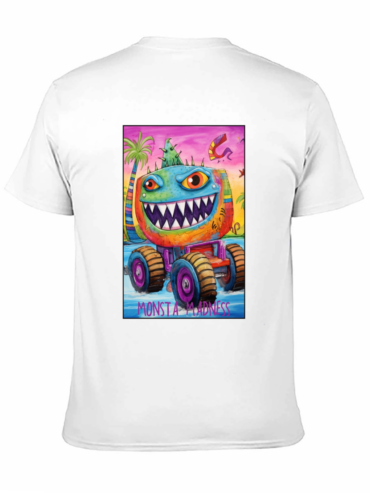 Monsta Madness Graphic Tee - Cool Monster Truck Design
