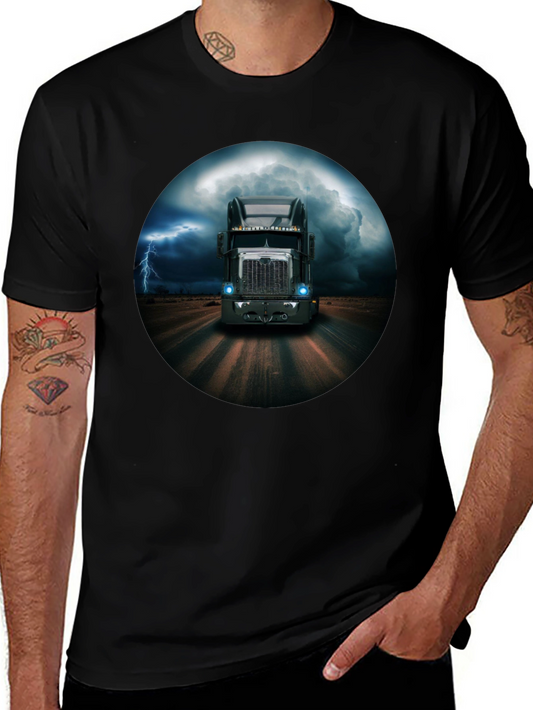Trucking Through The Storm Graphic Tee