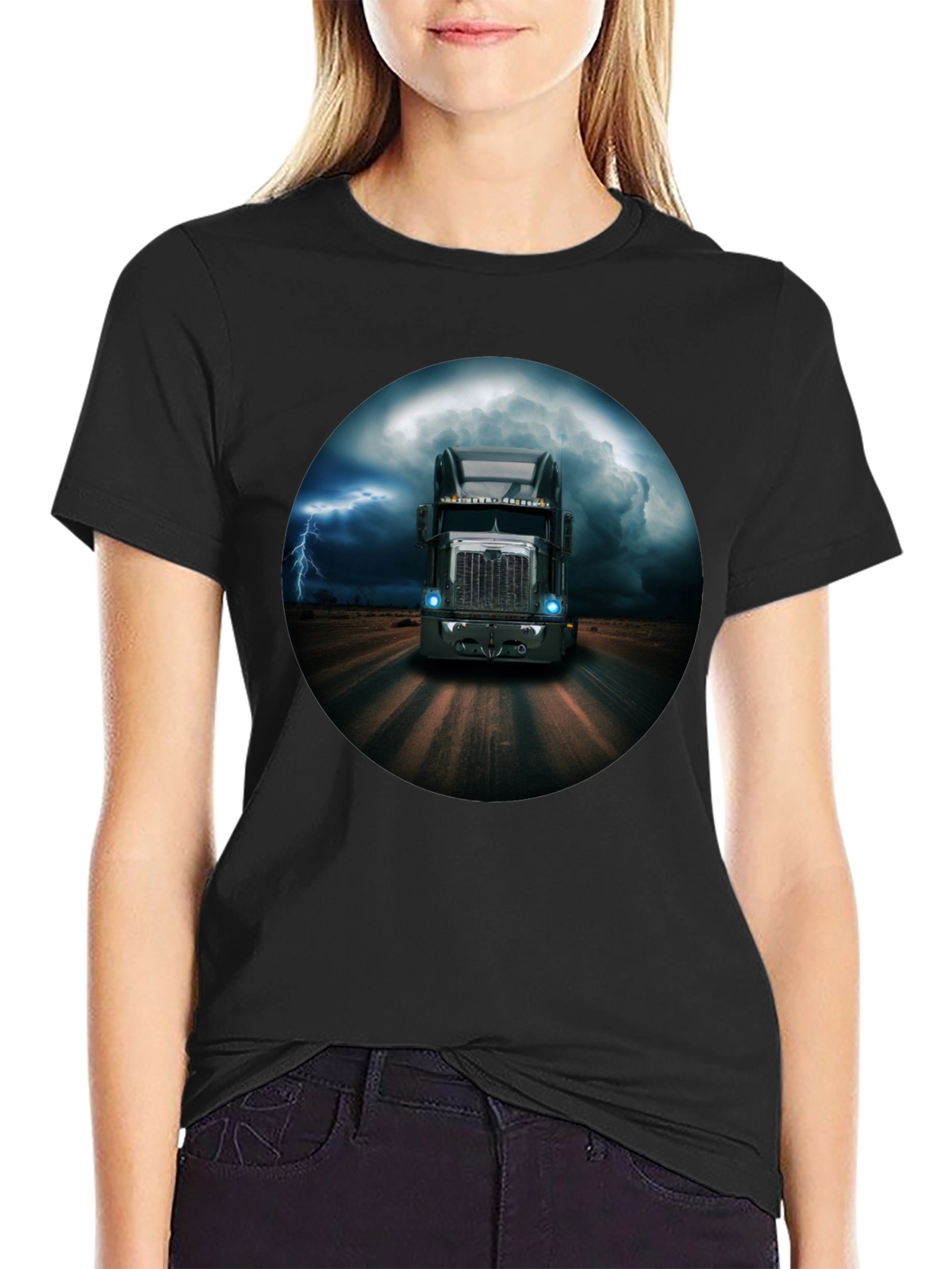 Trucking Through The Storm Graphic Tee