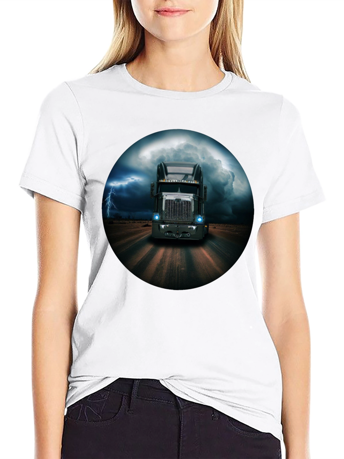 Trucking Through The Storm Graphic Tee