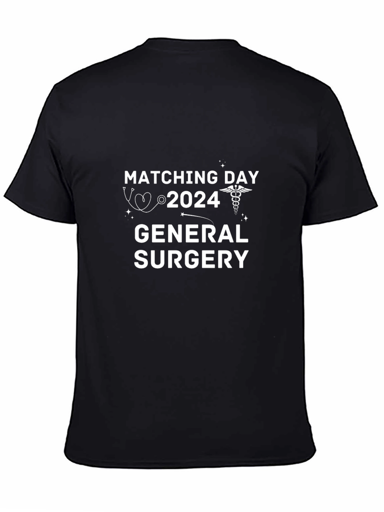 Matching Day 2024 General Surgery Black T-Shirt