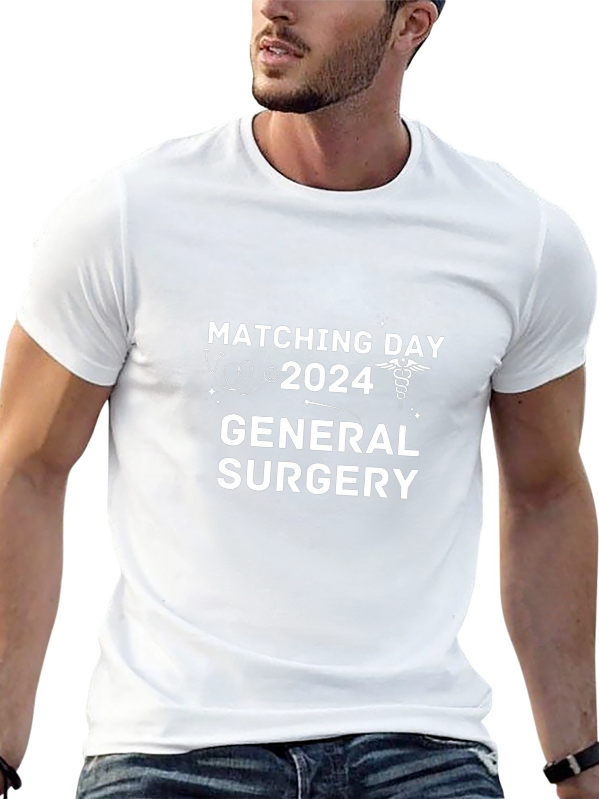 Matching Day 2024 General Surgery Black T-Shirt