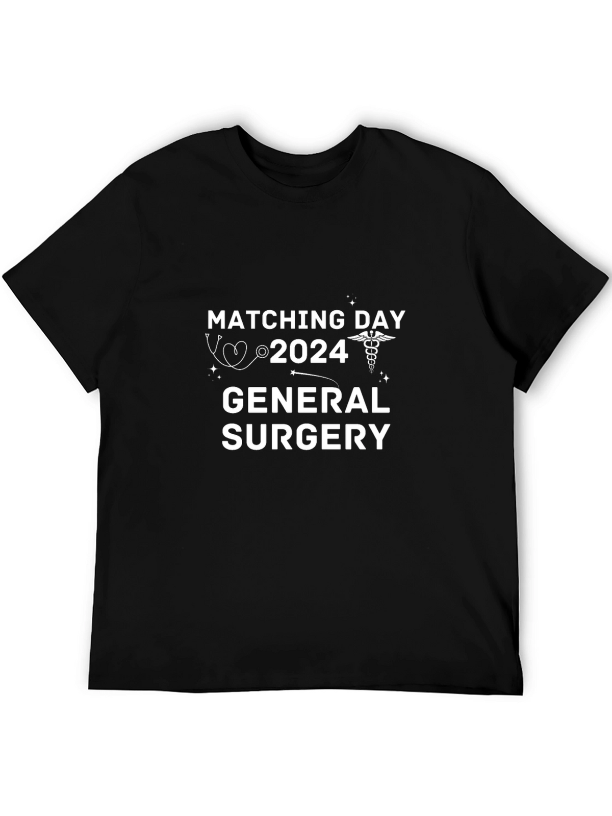 Matching Day 2024 General Surgery Black T-Shirt