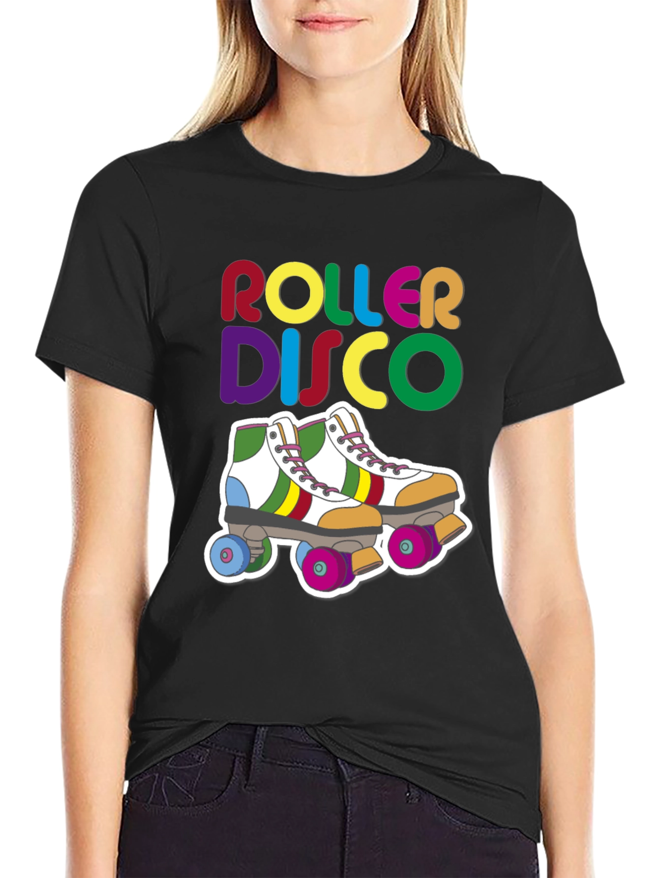 Retro Roller Disco Graphic Tee