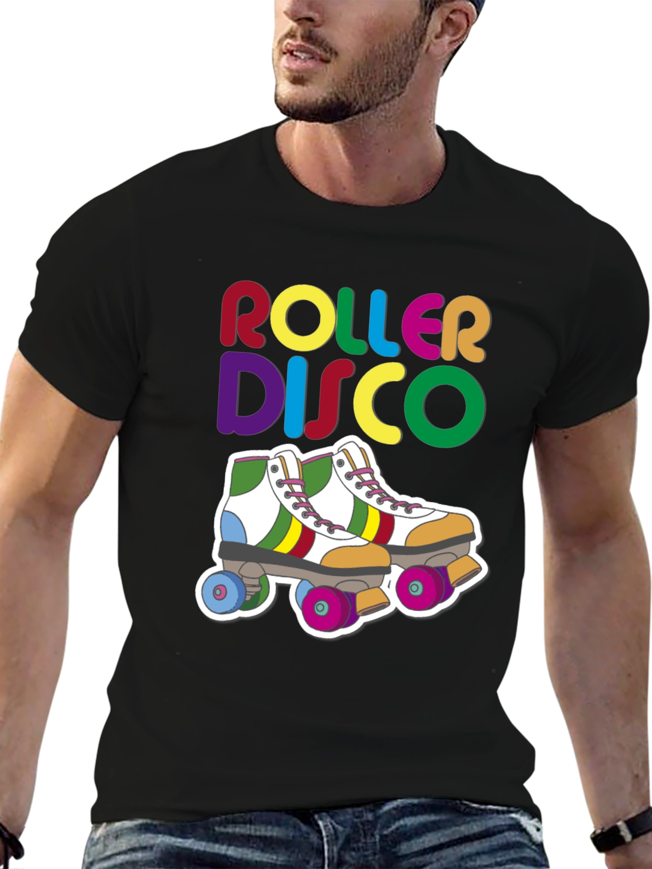 Retro Roller Disco Graphic Tee