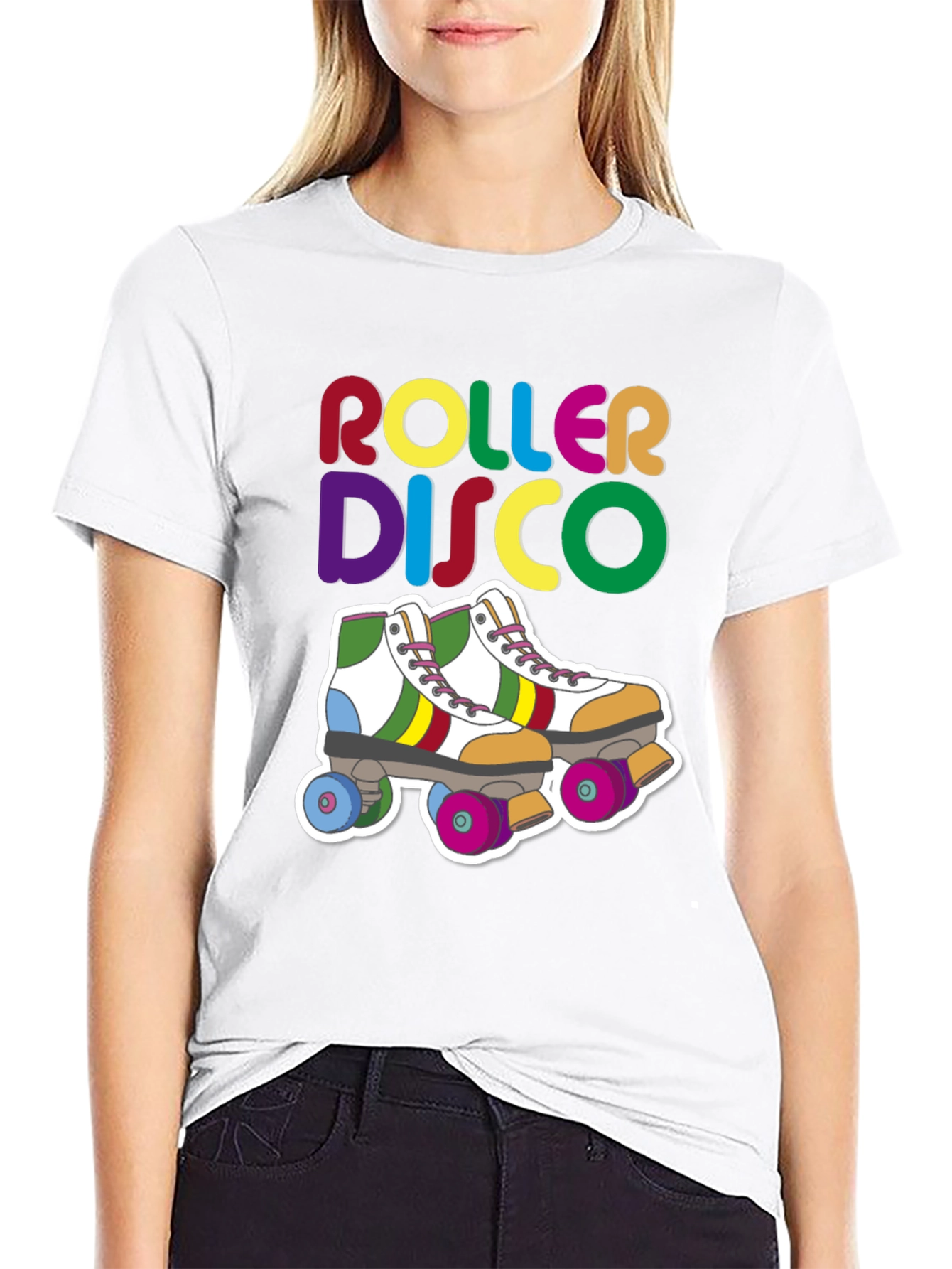 Retro Roller Disco Graphic Tee