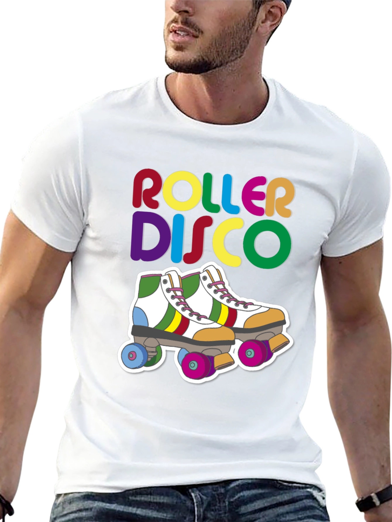 Retro Roller Disco Graphic Tee