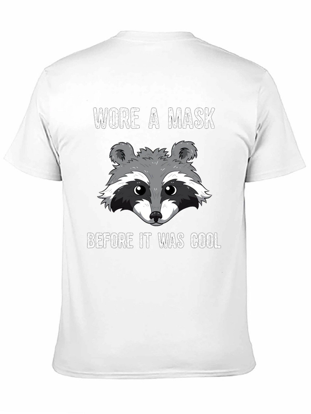 Masked Raccoon Graphic T-Shirt
