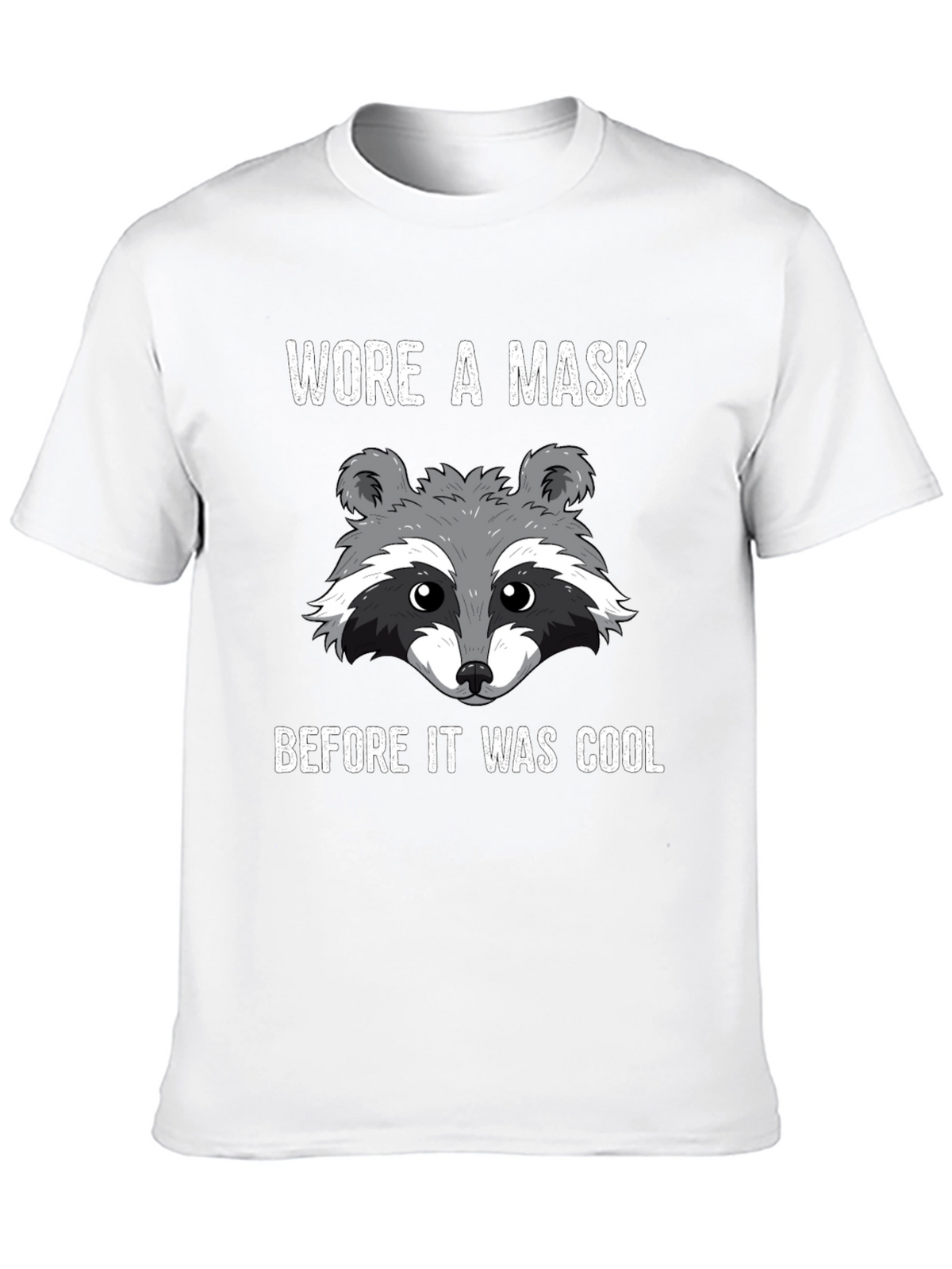 Masked Raccoon Graphic T-Shirt