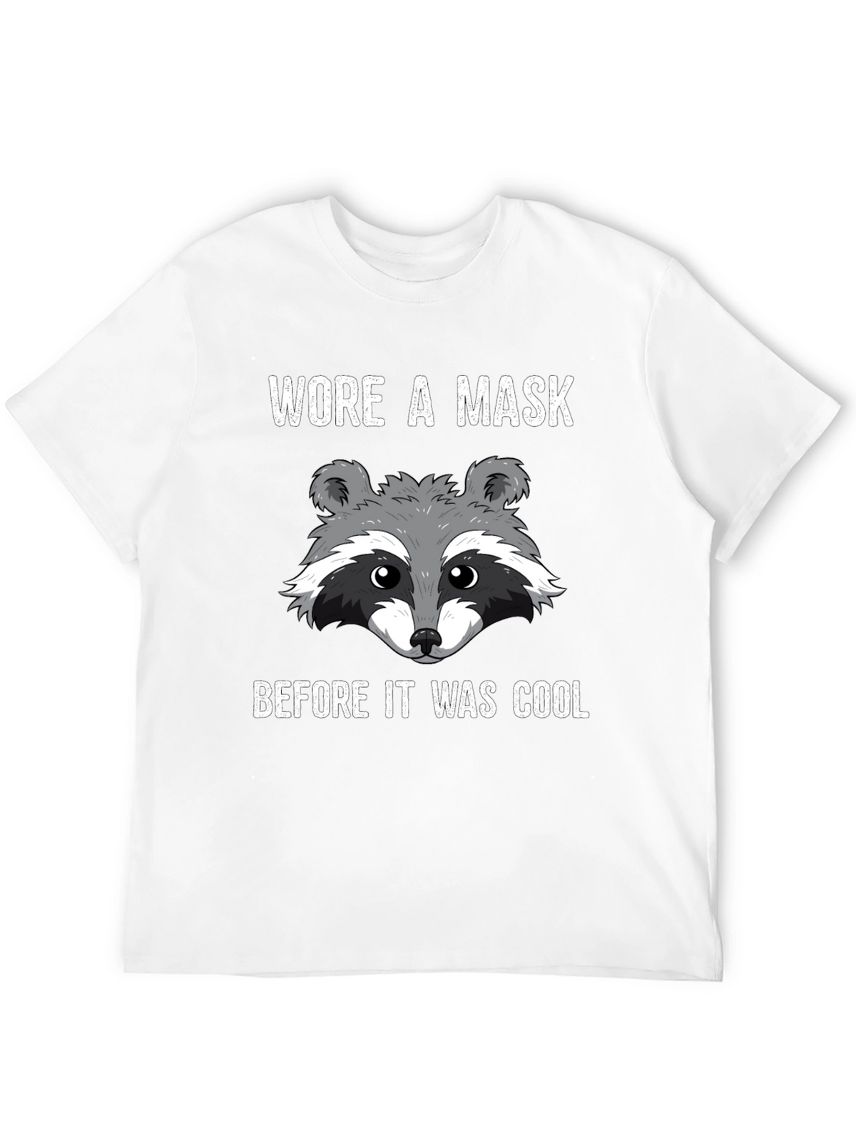 Masked Raccoon Graphic T-Shirt