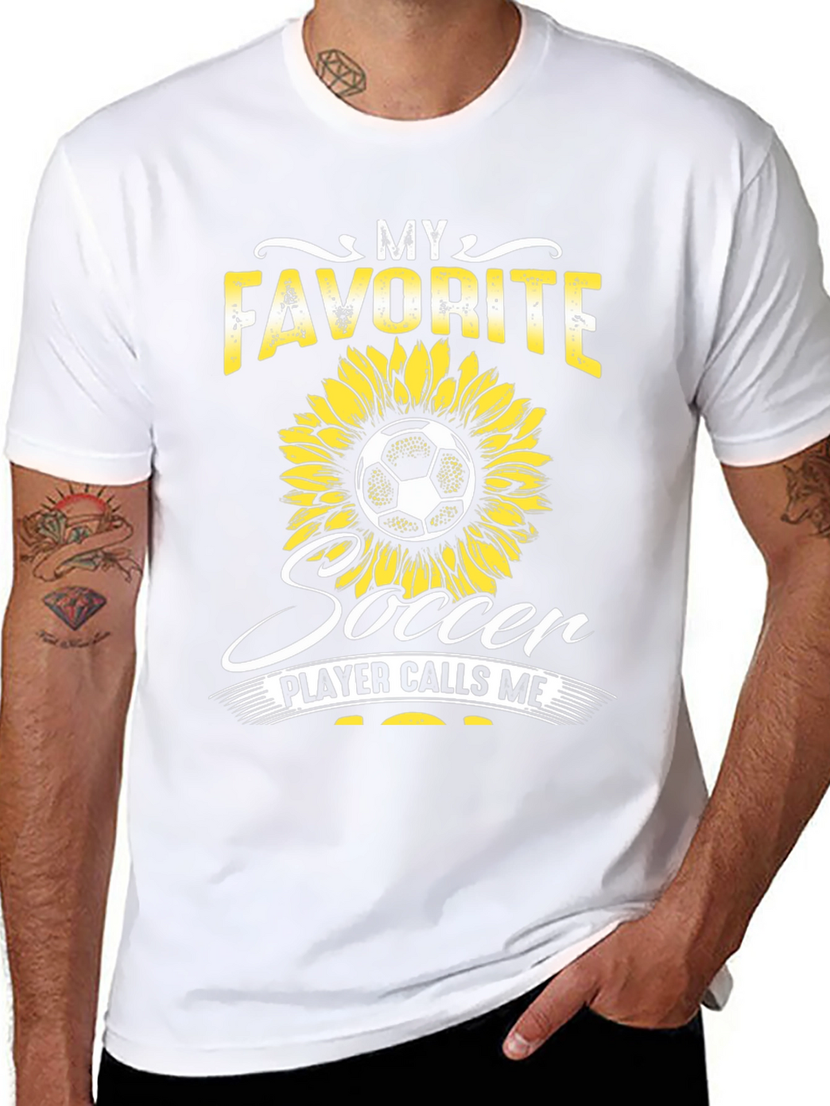 My Favorite Soccer Player Calls Me Sunflower T-Shirt