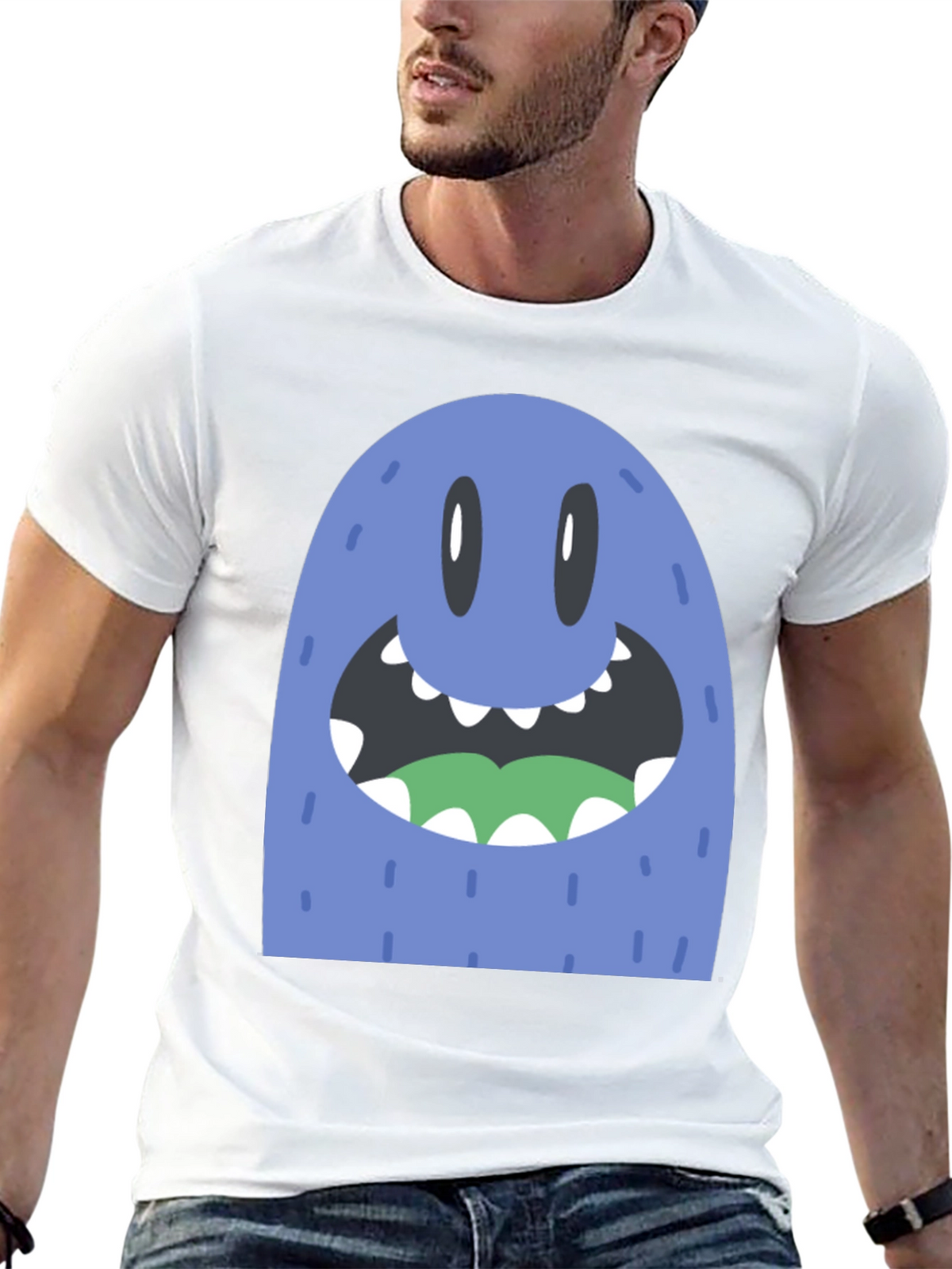 Monster Graphic T-Shirt - Fun Quirky Style