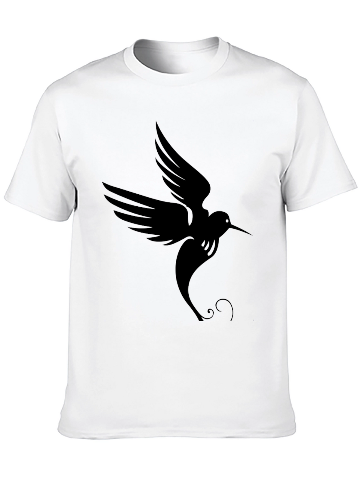 Hummingbird Silhouette Black T-Shirt