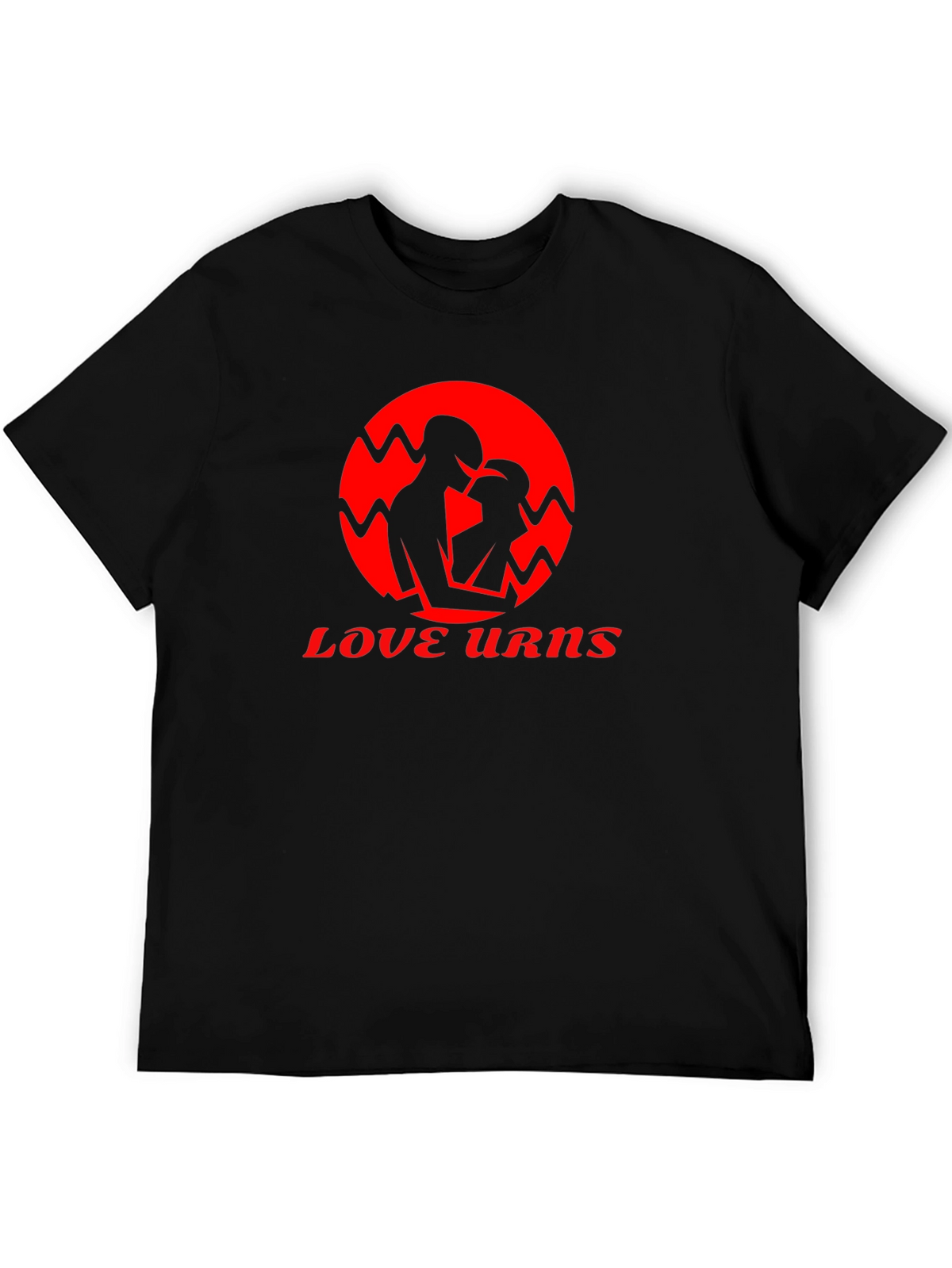 Love Urns Black Graphic T-Shirt