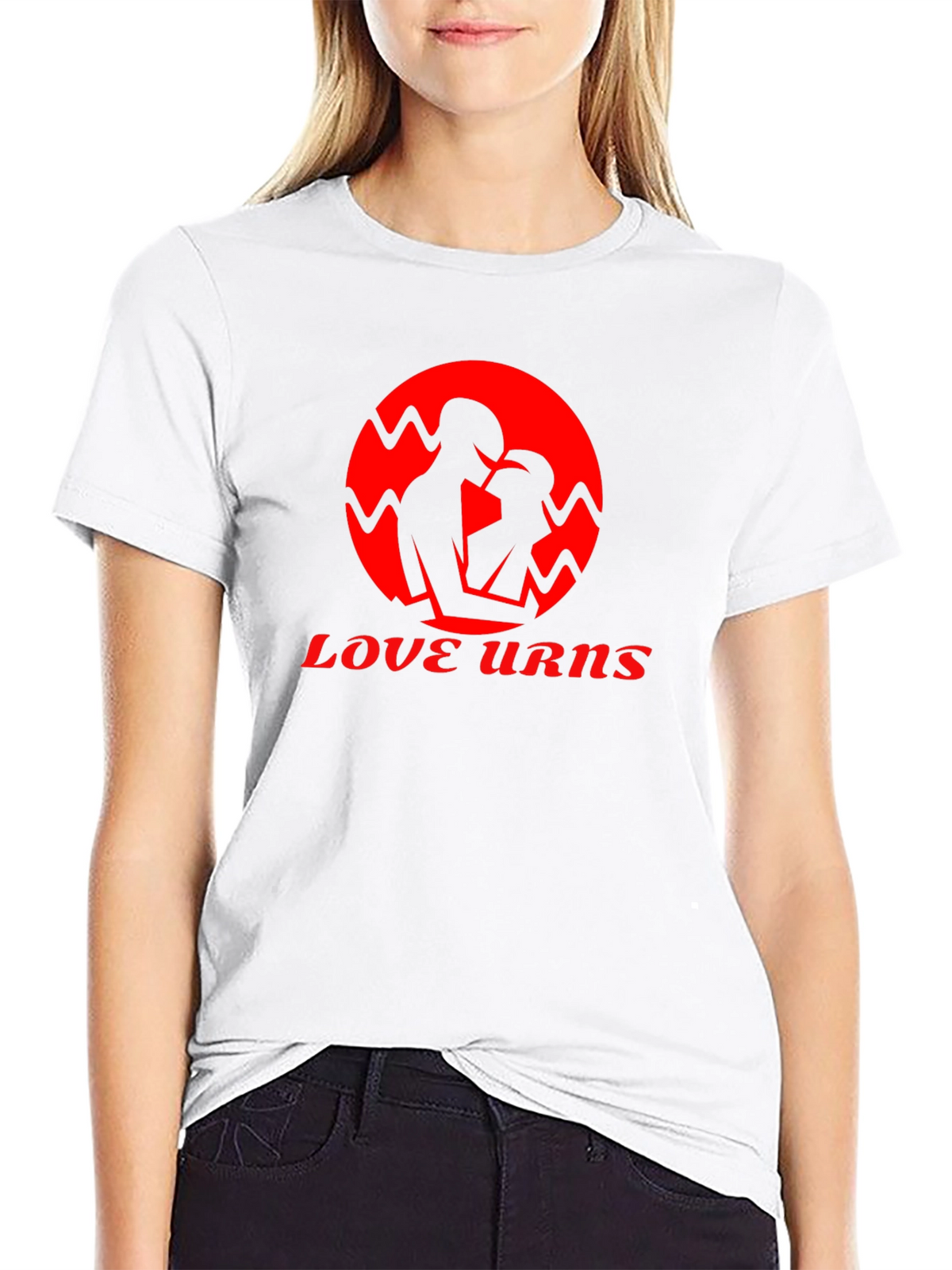 Love Urns Black Graphic T-Shirt