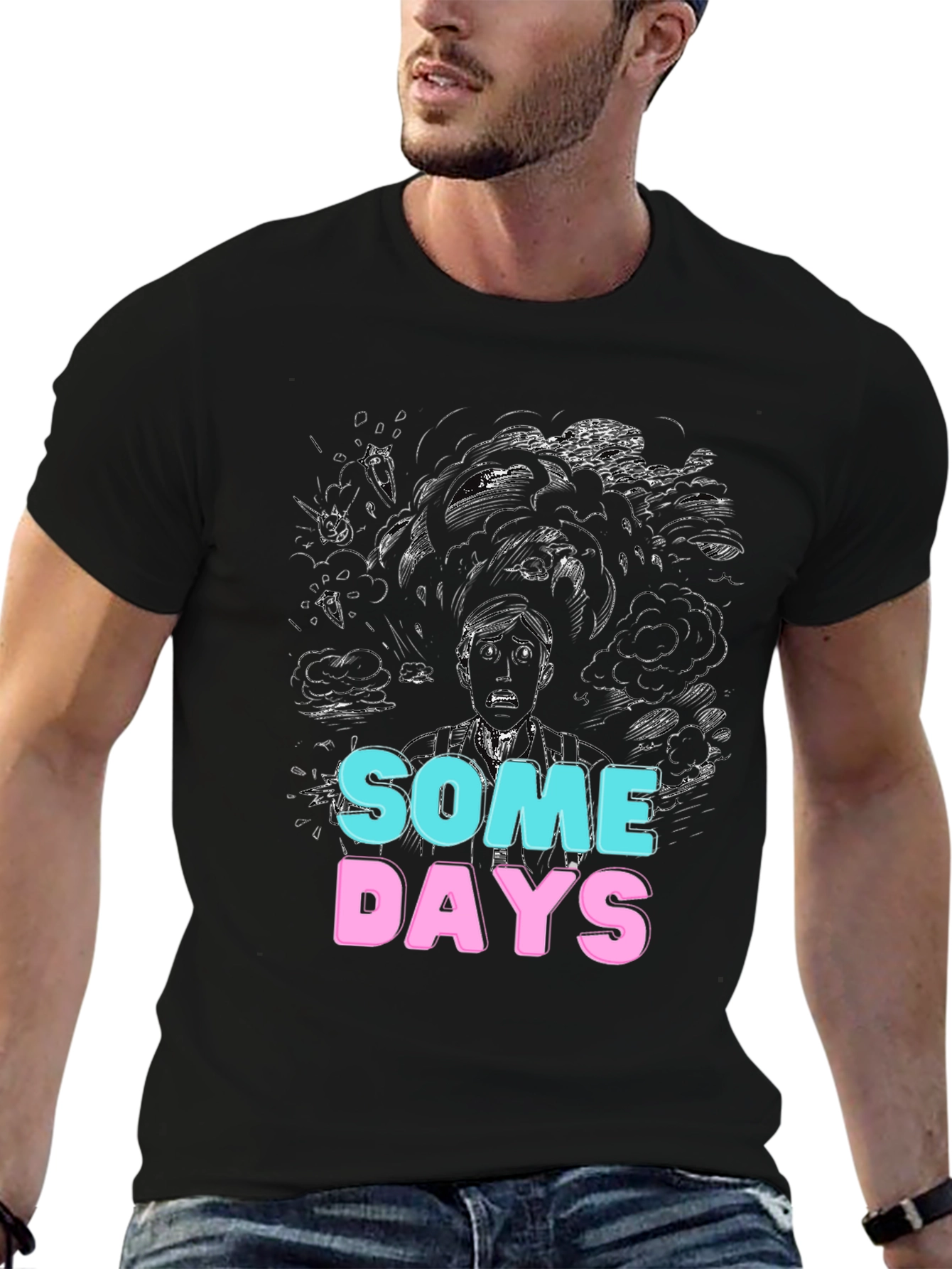 Some Days Graphic Tee - Unique Design
