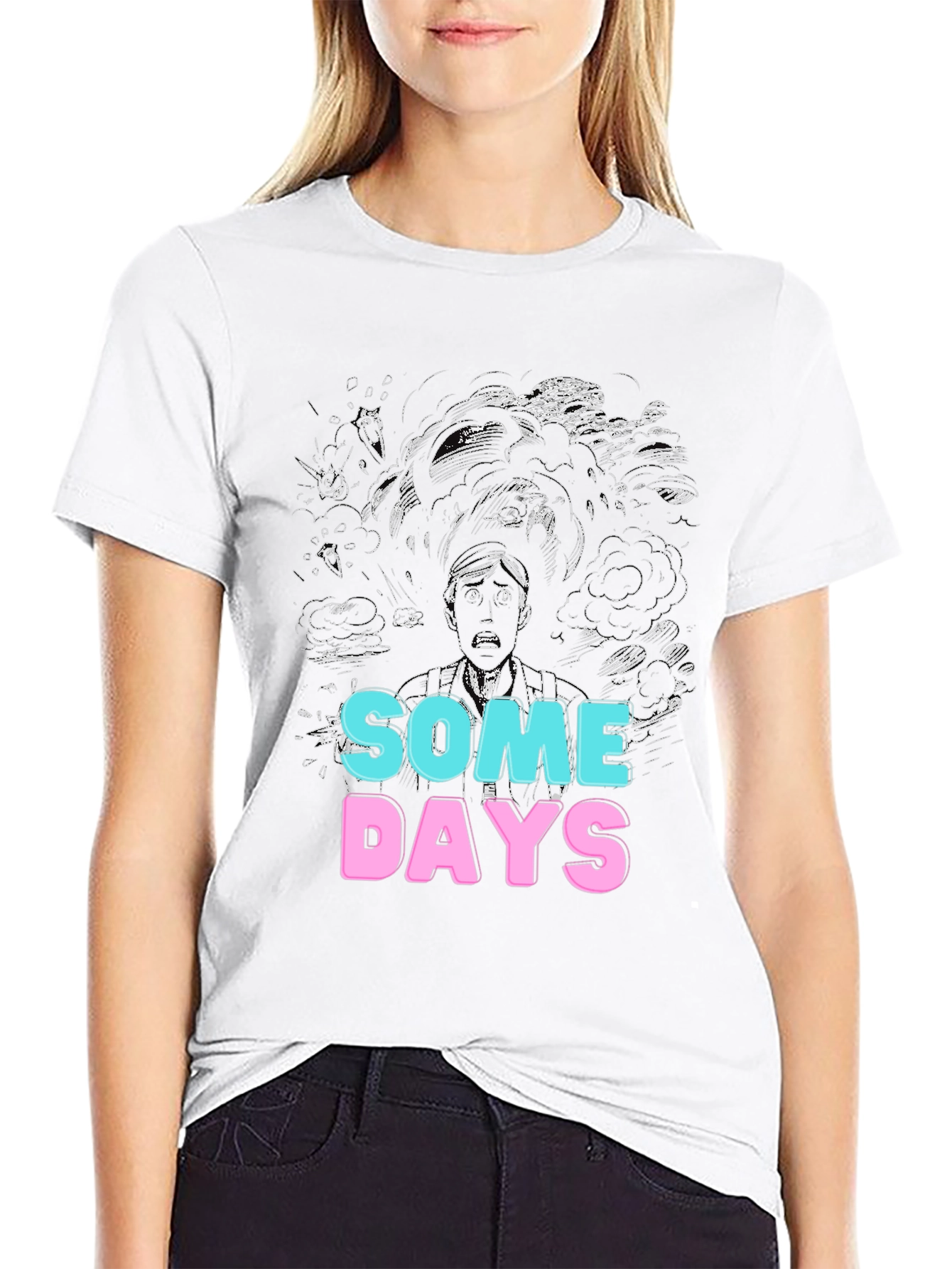 Some Days Graphic Tee - Unique Design