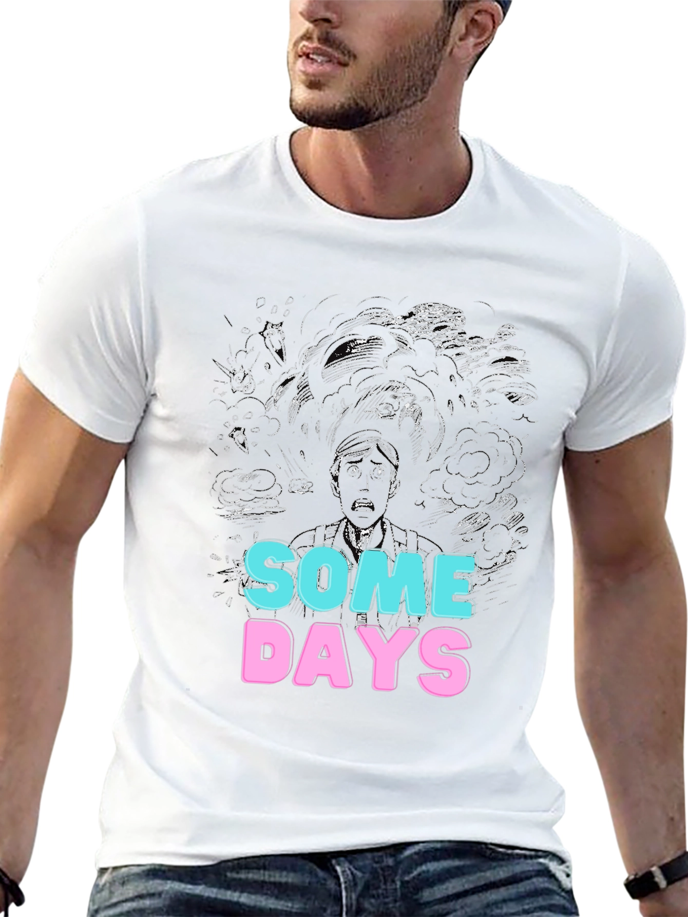 Some Days Graphic Tee - Unique Design