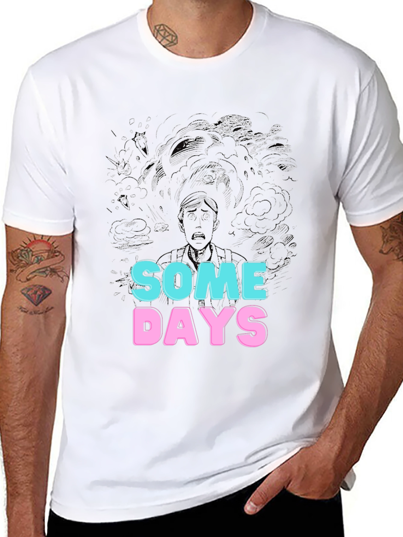 Some Days Graphic Tee - Unique Design
