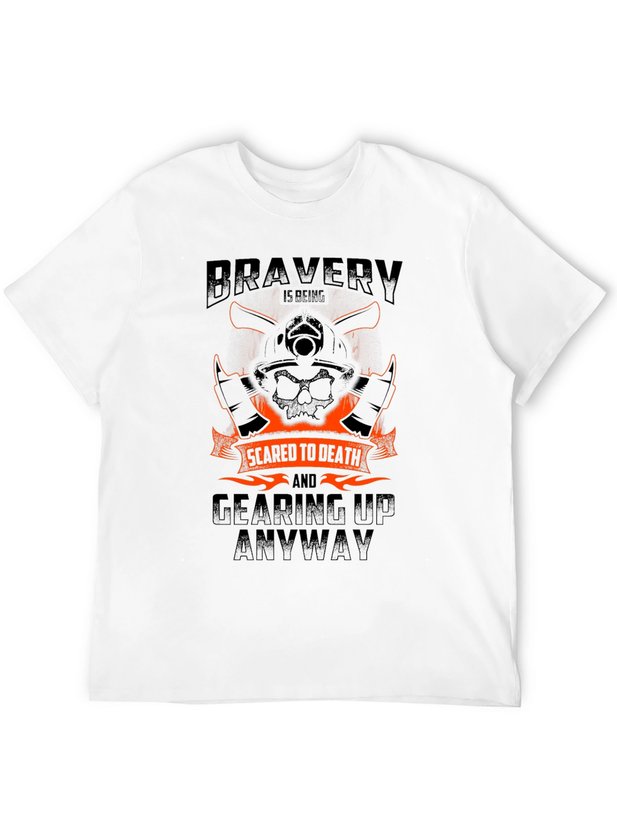 Bravery Firefighter Graphic Tee - Scared to Death