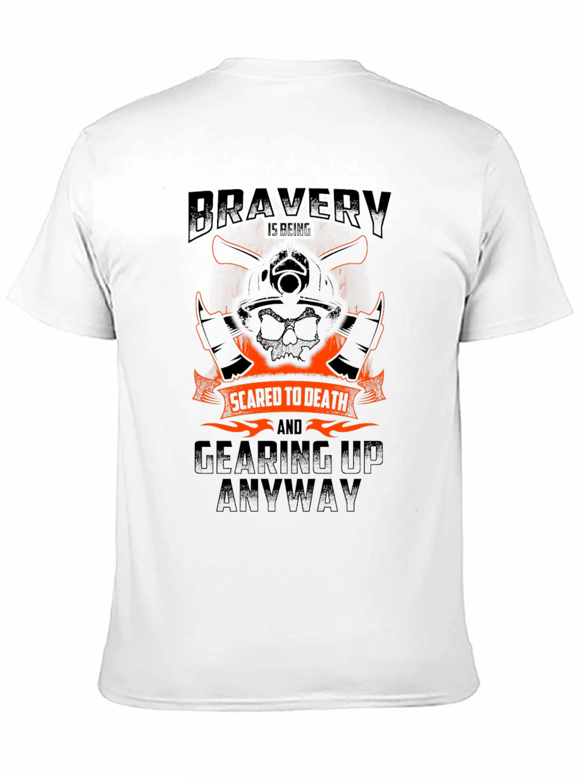 Bravery Firefighter Graphic Tee - Scared to Death