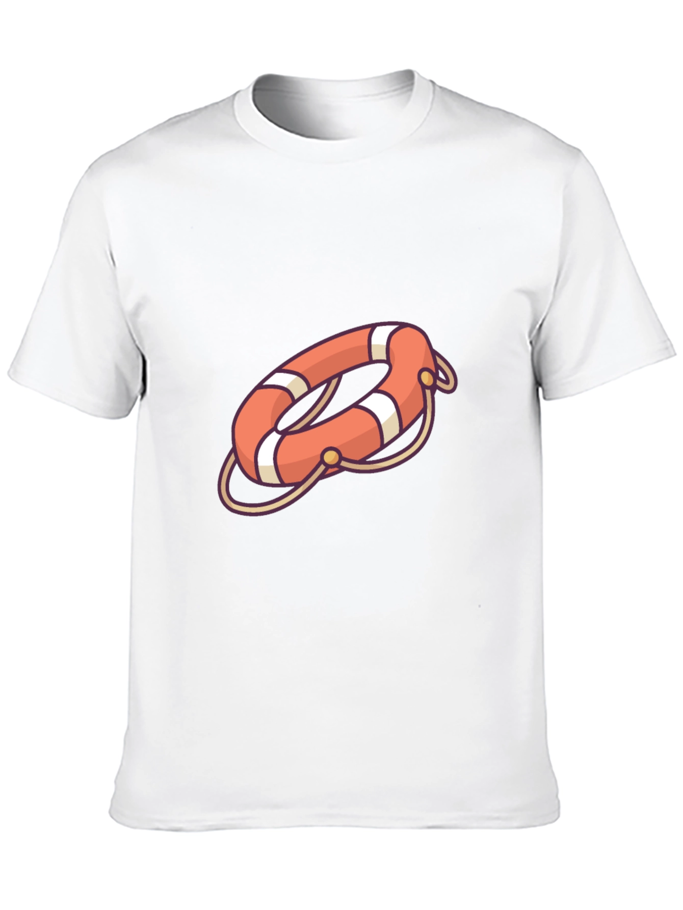 Life Preserver Graphic Tee - Stylish Comfort