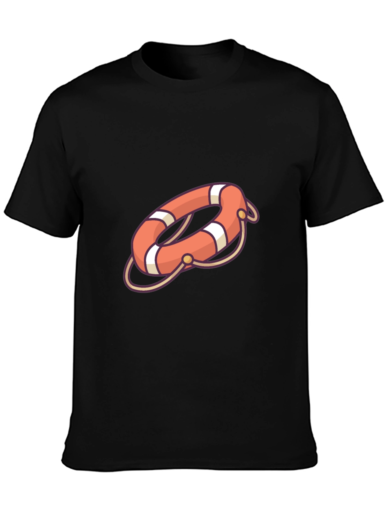 Life Preserver Graphic Tee - Stylish Comfort