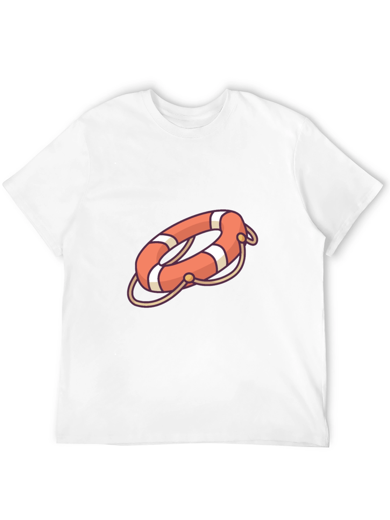 Life Preserver Graphic Tee - Stylish Comfort