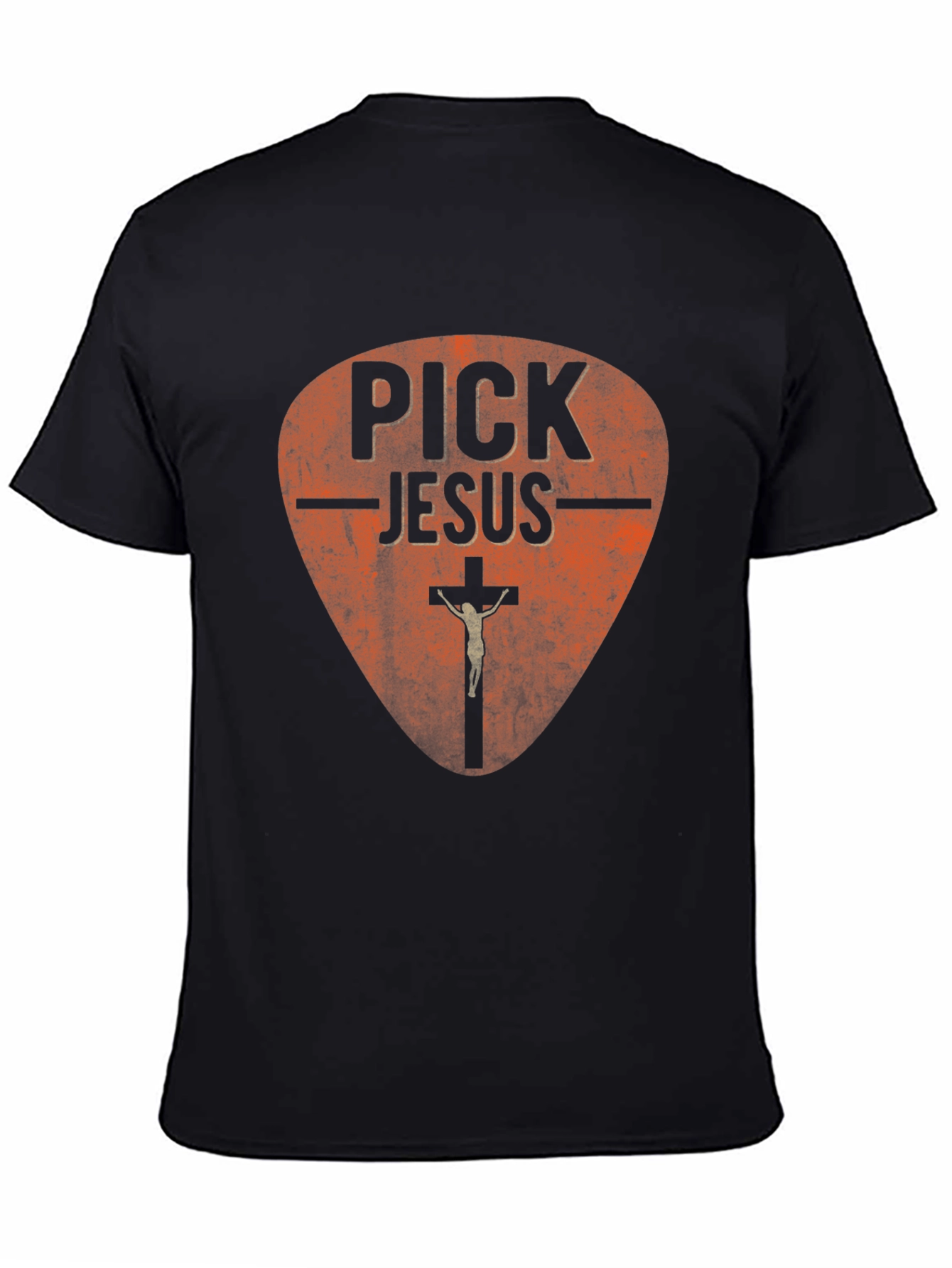 Pick Jesus Black Graphic Tee - Religious T-Shirt