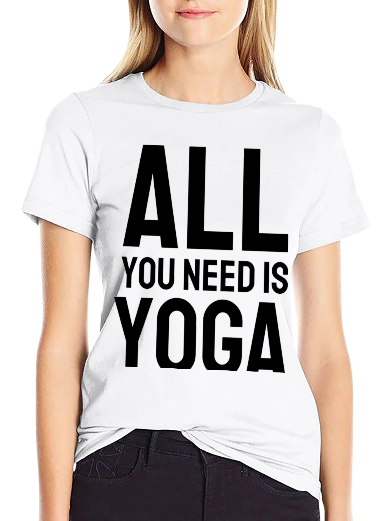 Yoga Lovers Tee: All You Need is Yoga