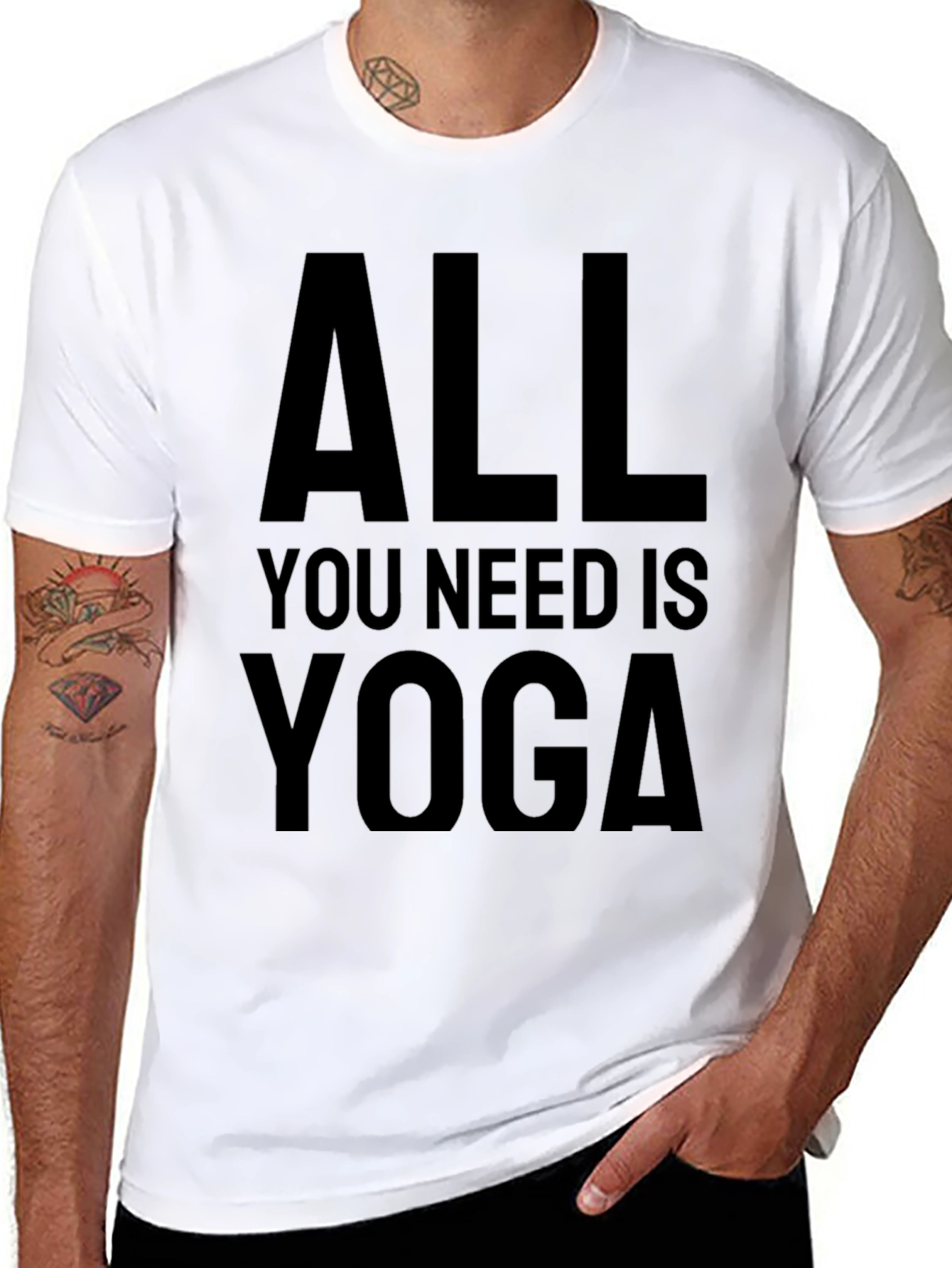 Yoga Lovers Tee: All You Need is Yoga
