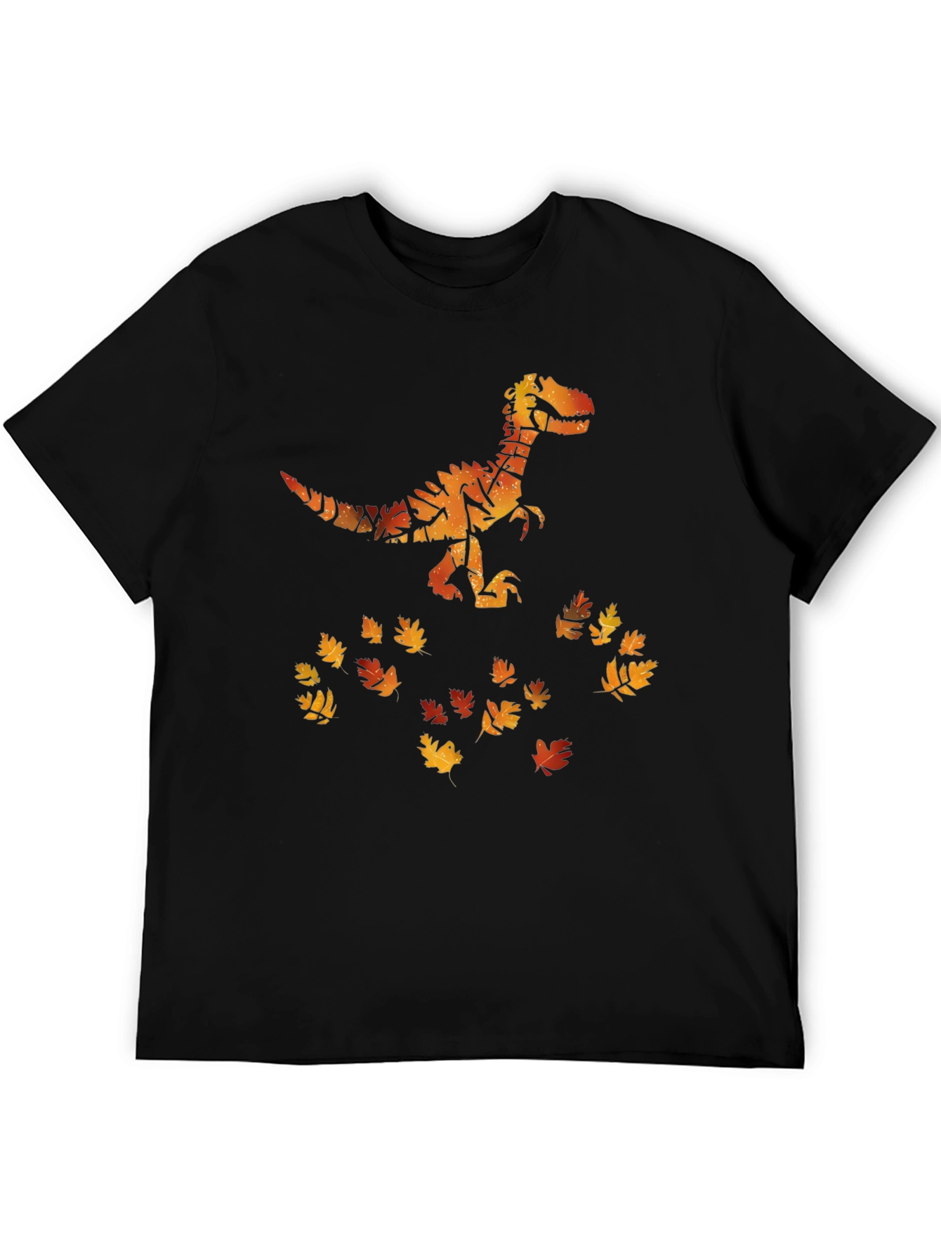 Dino Fall Leaves Graphic Tee